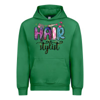 Emerald hair stylist Urban Hoodie - MaliasSmallBusiness
