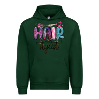 Forest Green hair stylist Urban Hoodie - MaliasSmallBusiness