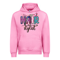 Fuchsia Pink hair stylist Urban Hoodie - MaliasSmallBusiness