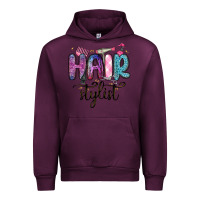 Mauve Wine hair stylist Urban Hoodie - MaliasSmallBusiness
