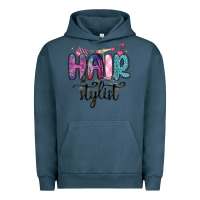 Pigment Midnight Navy hair stylist Urban Hoodie - MaliasSmallBusiness