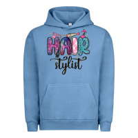 Pigment Pebble Blue hair stylist Urban Hoodie - MaliasSmallBusiness