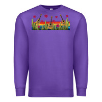 Purple mexican sombrero guitar libbey glass Premium Sweatshirt - BundleAndBundleShop