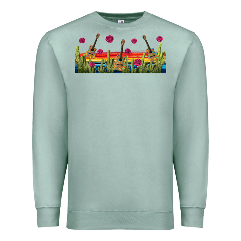 Mexican Sombrero Guitar Libbey Glass Premium Sweatshirt by BundleAndBundleShop | Teevron