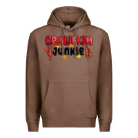 Chestnut crawfish junkie Premium Hoodie - MaliasSmallBusiness