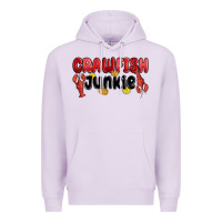 Lilac crawfish junkie Premium Hoodie - MaliasSmallBusiness