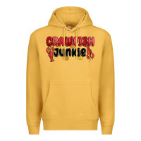 Mustard crawfish junkie Premium Hoodie - MaliasSmallBusiness