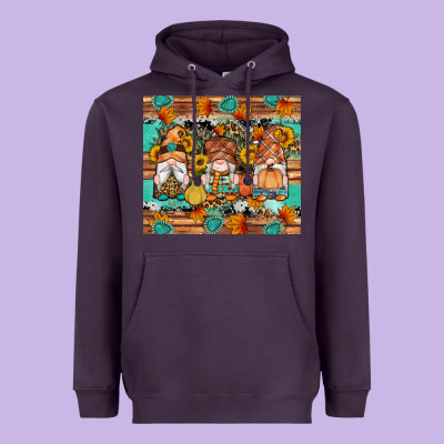 Western Fall Gnomes Tumbler Heavyweight Hoodie Designed By Artiststas
