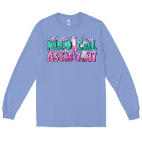 Colony Blue medical assistant Long Sleeve Tee - texasbilliewilder