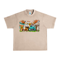 French Oak farm truck coffee cups Urban Heavy Tee - texasbilliewilder