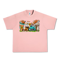 Farm Truck Coffee Cups Urban Heavy Tee | Teevron