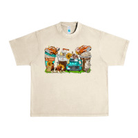 Sandshell farm truck coffee cups Urban Heavy Tee - texasbilliewilder