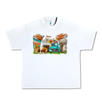 White farm truck coffee cups Urban Heavy Tee - texasbilliewilder