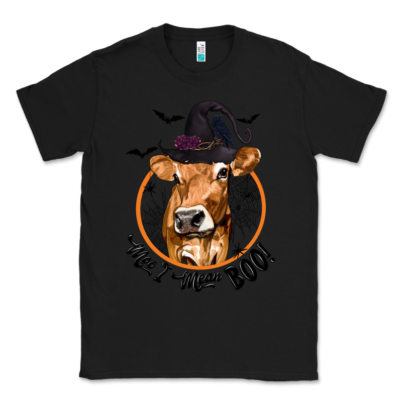 Halloween Cow Moo I Mean Boo Classic Tee by texasbilliewilder | Teevron