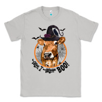 Moon Dust Halloween Cow Moo I Mean Boo Classic Tee - texasbilliewilder