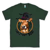 Sports Green Halloween Cow Moo I Mean Boo Classic Tee - texasbilliewilder