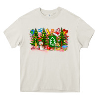 Cream Christmas teacher Heavy Core Tee - CowhideDigitalArt