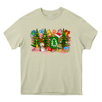 Mossy Christmas teacher Heavy Core Tee - CowhideDigitalArt