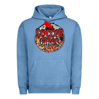 Pigment Pebble Blue soccer vibes Urban Hoodie - MaliasSmallBusiness