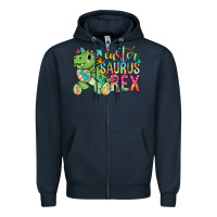 Navy Easter Saurus Rex Easter Day Zipper Hoodie - Neo Western