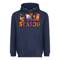 Navy tis the season basketball Heavyweight Hoodie - Jasminsmagicworld