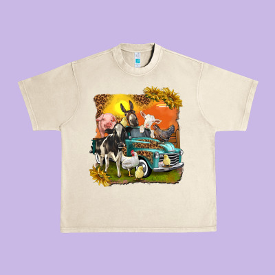 Urban Heavy Tee farm truck with farm animals