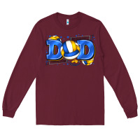 Burgundy dad volleyball Long Sleeve Tee - Zillion Design Studio