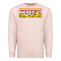 Pale Pink taco and nachos libbey glass Premium Sweatshirt - BundleAndBundleShop