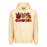 Pina Colada peace love crawfish Premium Hoodie - MaliasSmallBusiness