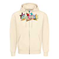 Sandshell Easter Teacher Easter Day Zipper Hoodie - Neo Western
