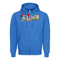 True Royal Easter Teacher Easter Day Zipper Hoodie - Neo Western