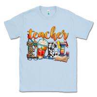 Dusty Blue teacher fuel Classic Tee - Zillion Design Studio