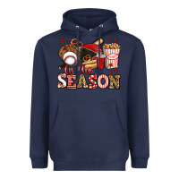 Navy tis the season baseball Heavyweight Hoodie - Jasminsmagicworld