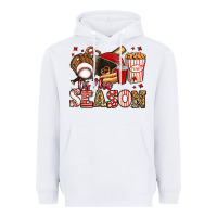Tis The Season Baseball Heavyweight Hoodie | Teevron