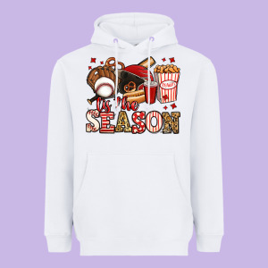Tis The Season Baseball Heavyweight Hoodie Designed By Jasminsmagicworld