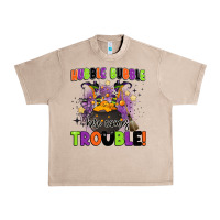 French Oak kids halloween hubble bubble here comes trouble Urban Heavy Tee - BarkalooDesign
