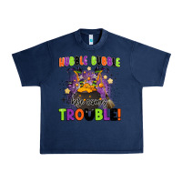 Navy kids halloween hubble bubble here comes trouble Urban Heavy Tee - BarkalooDesign