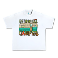 White fifth wheel camper Urban Heavy Tee - texasbilliewilder