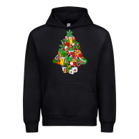 Black nurse christmas tree Urban Hoodie - MaliasSmallBusiness