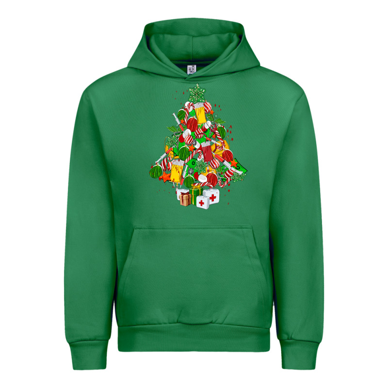 Nurse Christmas Tree Urban Hoodie by MaliasSmallBusiness | Teevron
