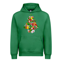 Emerald nurse christmas tree Urban Hoodie - MaliasSmallBusiness