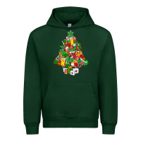 Forest Green nurse christmas tree Urban Hoodie - MaliasSmallBusiness