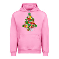 Fuchsia Pink nurse christmas tree Urban Hoodie - MaliasSmallBusiness