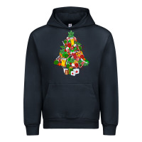 Navy nurse christmas tree Urban Hoodie - MaliasSmallBusiness