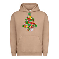 Pigment Burro nurse christmas tree Urban Hoodie - MaliasSmallBusiness