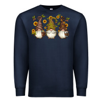 Navy coffee gnomes Premium Sweatshirt - Artiststas