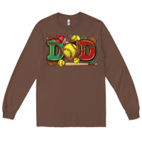 Chestnut dad softball Long Sleeve Tee - Zillion Design Studio