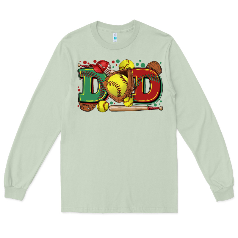 Dad Softball Long Sleeve Tee by Zillion Design Studio | Teevron