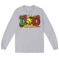 Moon Dust dad softball Long Sleeve Tee - Zillion Design Studio