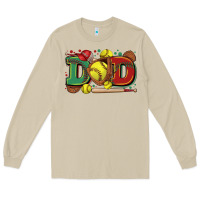 Mushroom dad softball Long Sleeve Tee - Zillion Design Studio